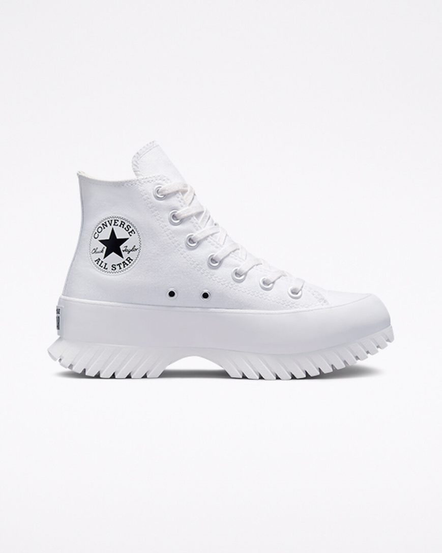 Tenisky Vysoke Converse Chuck Taylor All Star Lugged 2.0 Damske Biele Čierne | SK DPKQX6